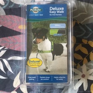 Deluxe Easy Walk No Pull Dog Harness Apple Grn Sm